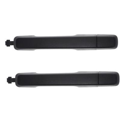 2x Rear LH+RH Textured Black Outer Door Handle for Isuzu D-Max (2012–2020)
