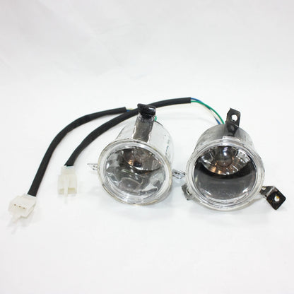 12V  Left Right Headlight Lamps for 125CC 150CC Quad Dirt Bike ATV