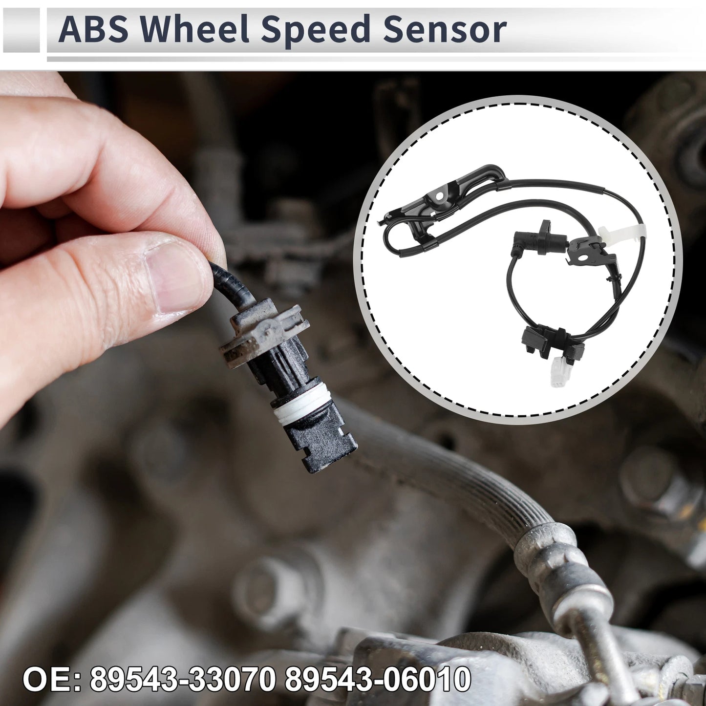 ABS Wheel Speed Sensor for Toyota Camry (2002-2006) 1 x Front Left Sensor