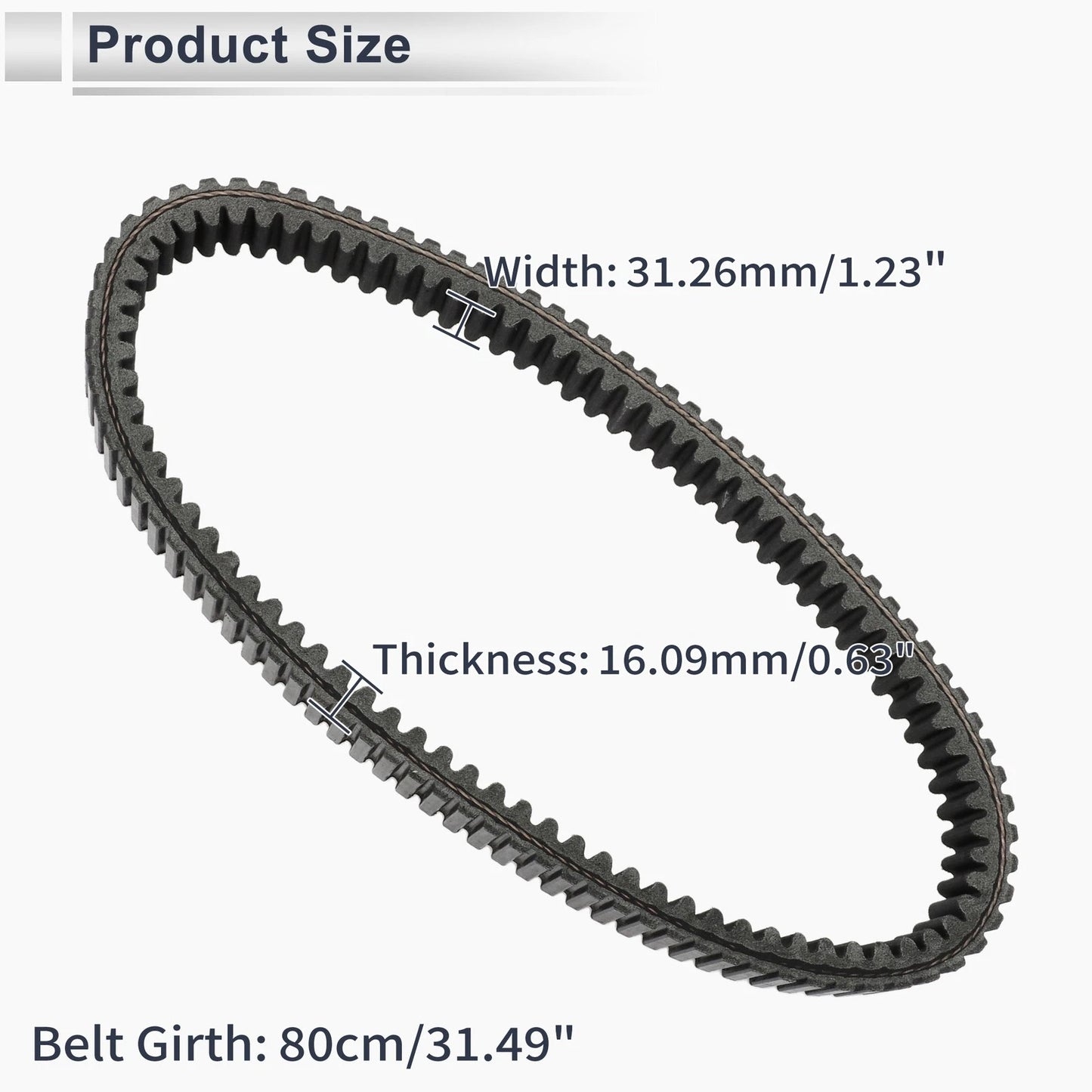 Drive Belt V-Belt for BMW C650GT C600 C650 Sport (2011-2020)