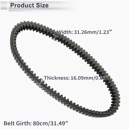 Drive Belt V-Belt for BMW C650GT C600 C650 Sport (2011-2020)