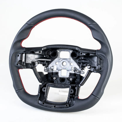 Flat Bottom Leather Steering Wheel for Ford F150 F250 F350 F450 F550 (2015-2022)