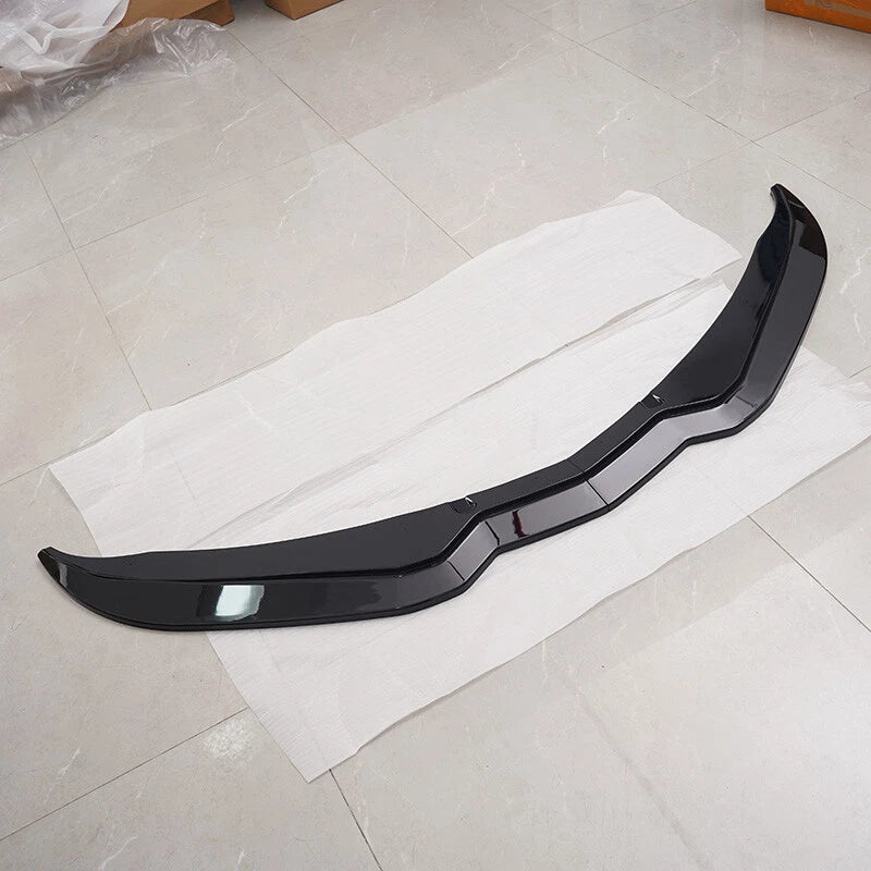 Front Splitter Bumper Lip Spoiler Gloss Black for Corvette C7 Z06 (2014-2019)