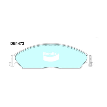 Front Disc Brake Pad Set for Ford Fairlane Fairmont BA BF (2002-2008)