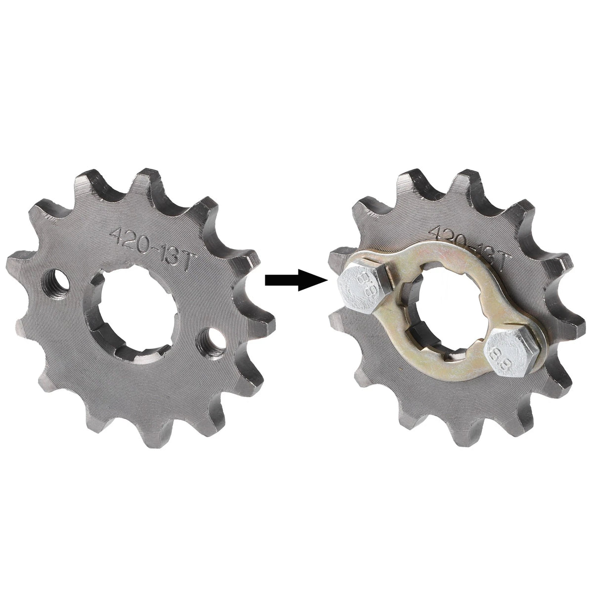 420 13T 20mm Front Engine Sprocket for Dirt Bike Mini Bike