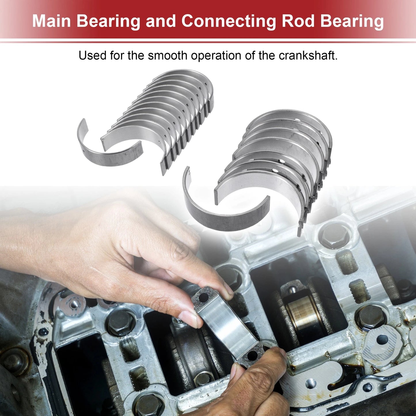 Main & Connecting Rod Bearings for Toyota Camry (2004-2006)