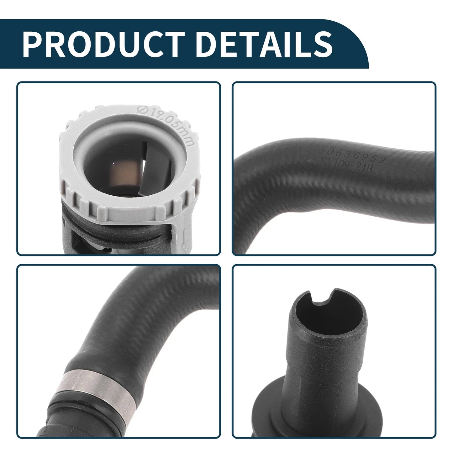 Radiator Hose Warm Air Inlet Pipe for Volvo S40 (2004-2012)