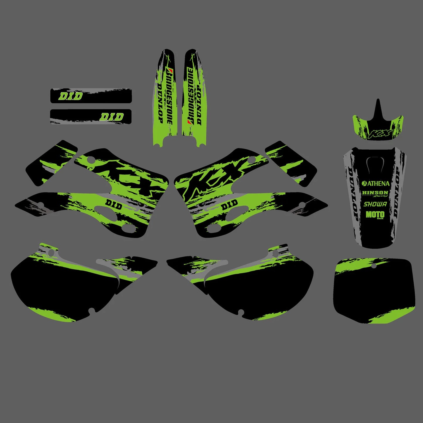 Decal Kit for Kawasaki KX125 KX250 (1999-2002)