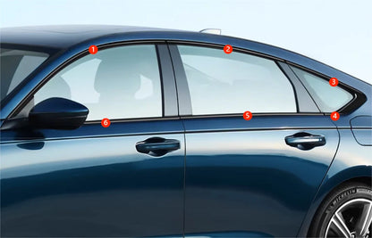 Steel Window Side Molding Cover Trim for Honda Accord  (2023-2024)
