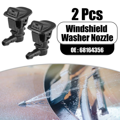 Front Windshield Washer Nozzles for Jeep Wrangler (2013-2017)