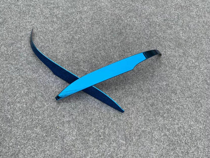 Rearview Side Steel Cover Trim Blue Style for Toyota Harrier Venza (2020-2024)