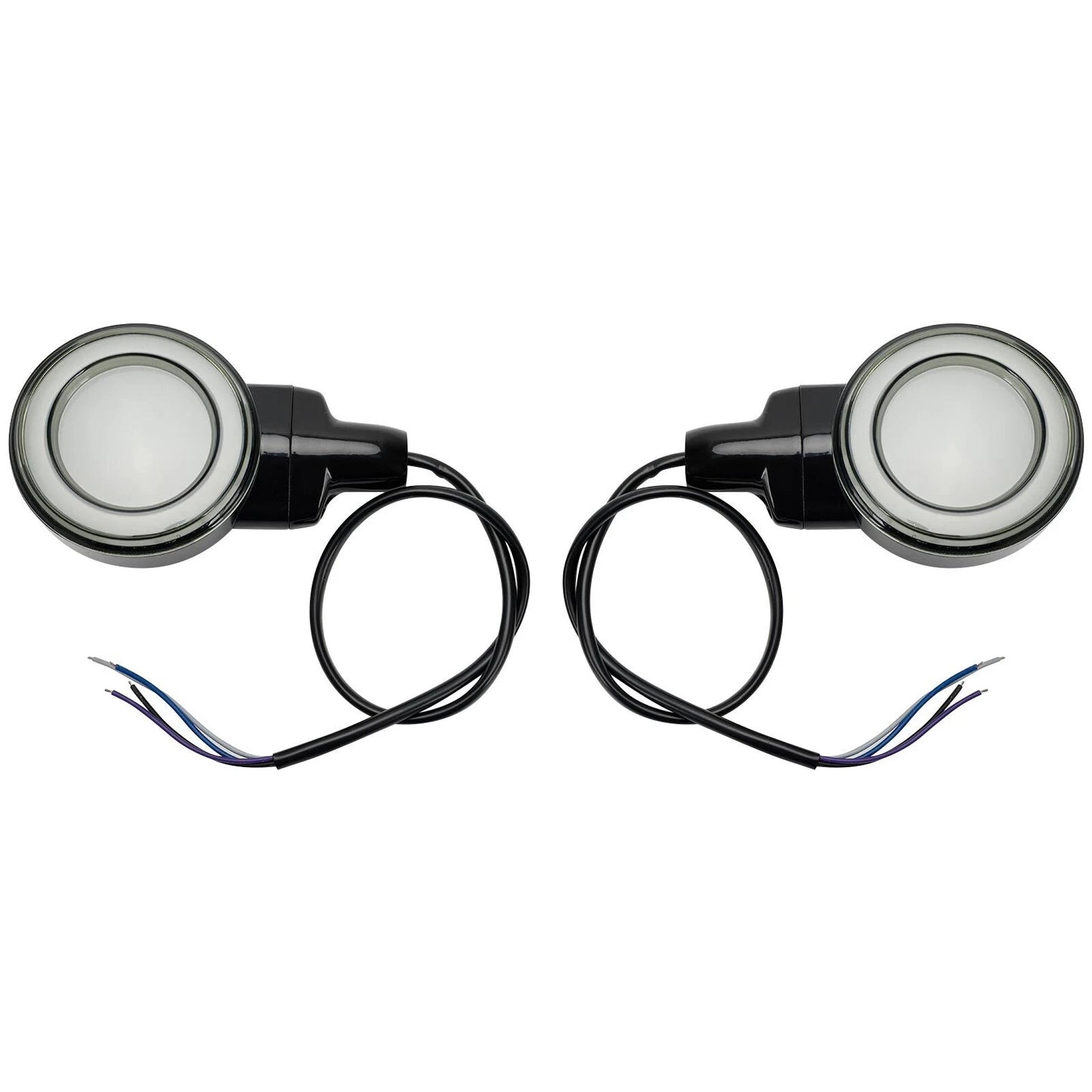 LED Turn Signal Flat for Harley Heritage Softail Classic (1999-2023) Black