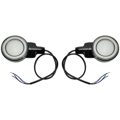 LED Turn Signal Flat for Harley Heritage Softail Classic (1999-2023) Black