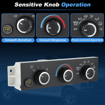 A/C Heater Climate Control Module Panel for Chevrolet Express 2500 3500