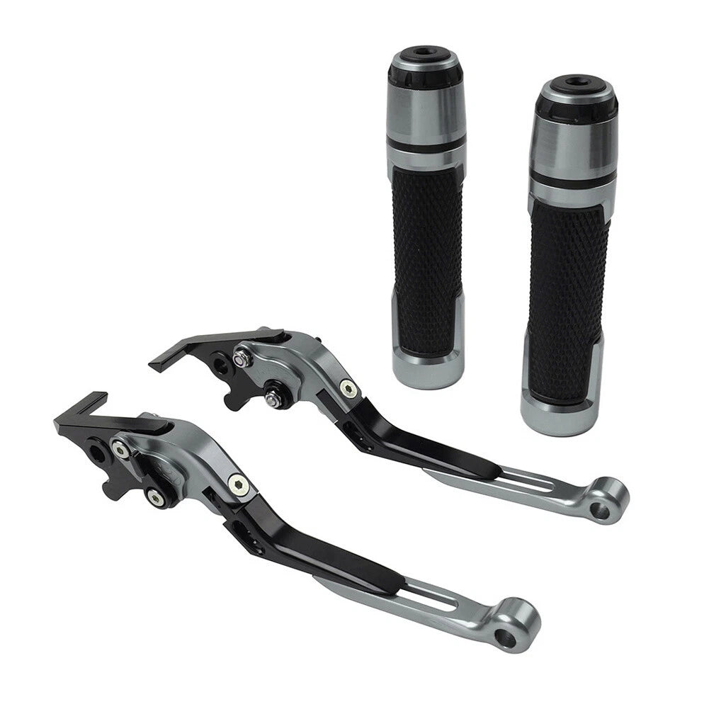Titan Extendable Brake Clutch Levers Grips Set for BMW F650GS (2002-2007)