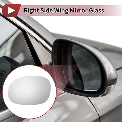 Right Side Wing Mirror Glass for Citroen C3 (2002-2010)