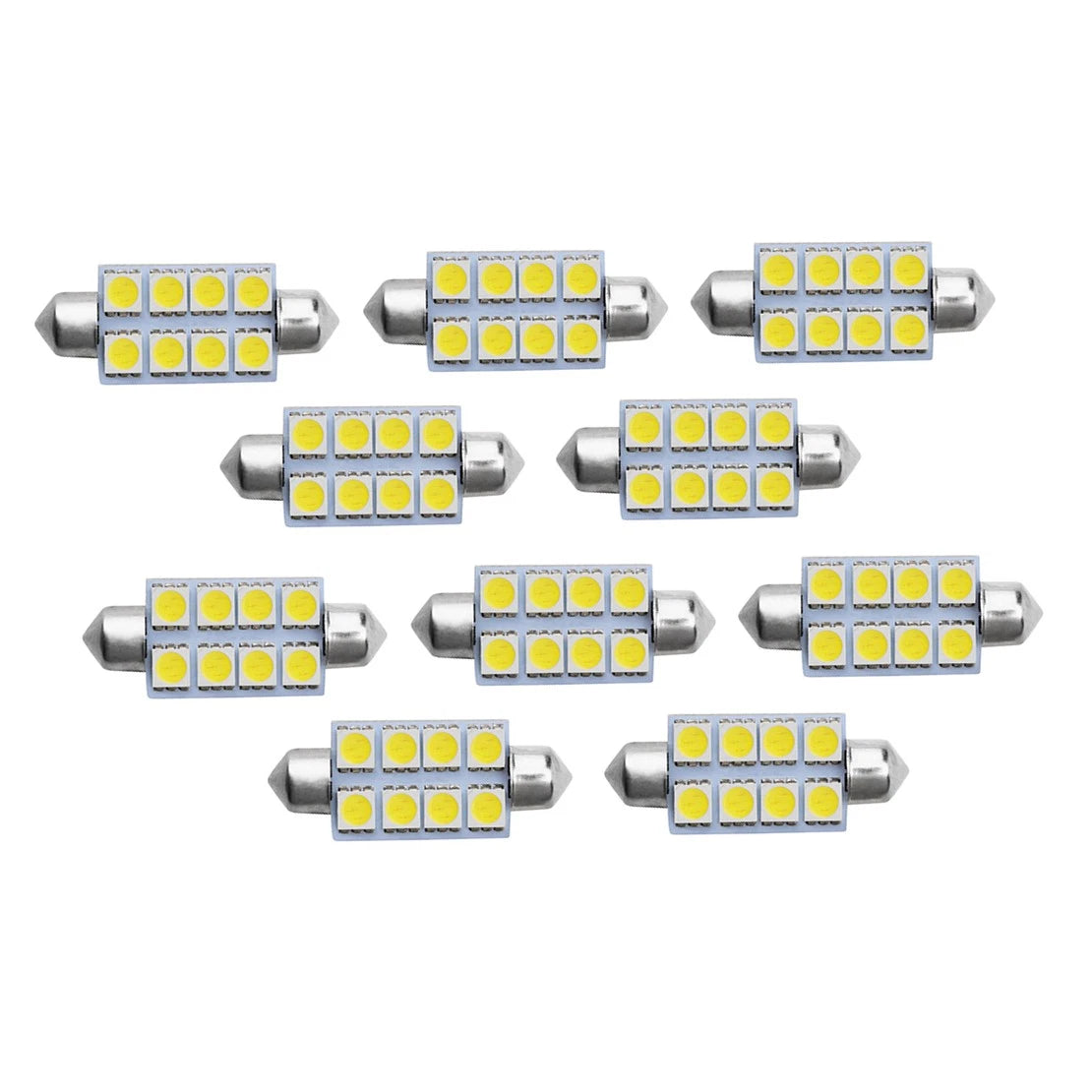 20 x 41mm 578 8-SMD LED Festoon Dome Light Bulbs for Car (Various Years)