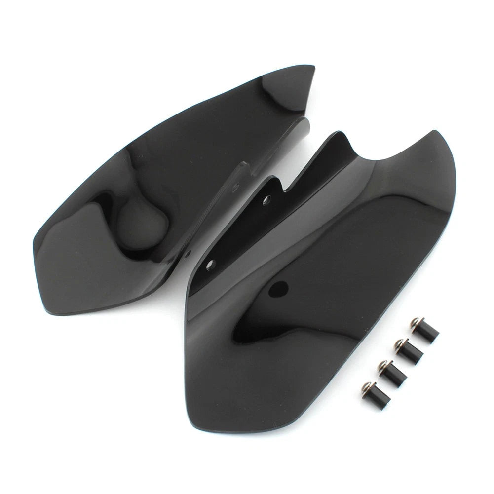 Black Motorcycle Windshield Side Wind Deflectors for Yamaha XT1200Z (2014-2022)