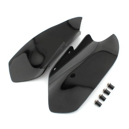 Black Motorcycle Windshield Side Wind Deflectors for Yamaha XT1200Z (2014-2022)