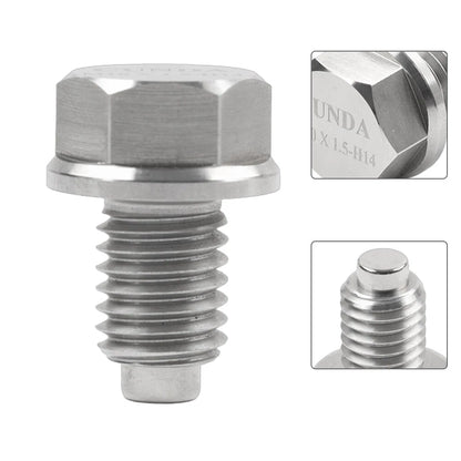 Magnetic Oil Drain Plug M10x1.5 for Kawasaki KX65 KX85 KX100 KX125 KX450F KX500