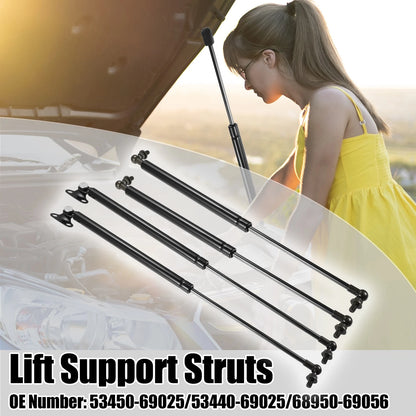 4 x Lift Support Gas Struts for Lexus LX470 (1998-2007)