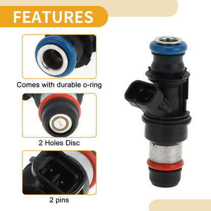 Fuel Injector for GMC Sierra 2500HD (2001-2006) Black