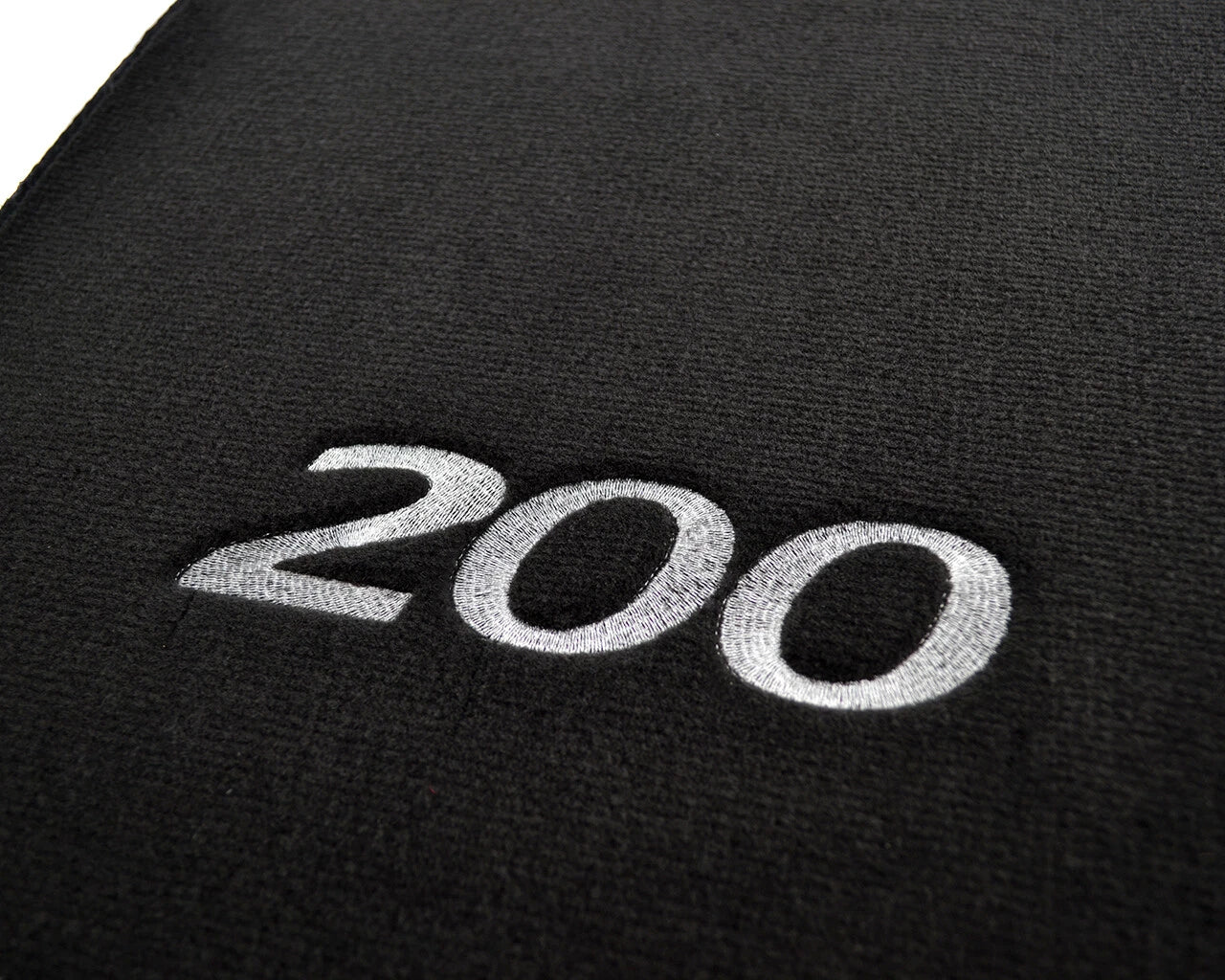 Floor Mats for Chrysler 200 Convertible Black Tailored Carpets (2010-2014)