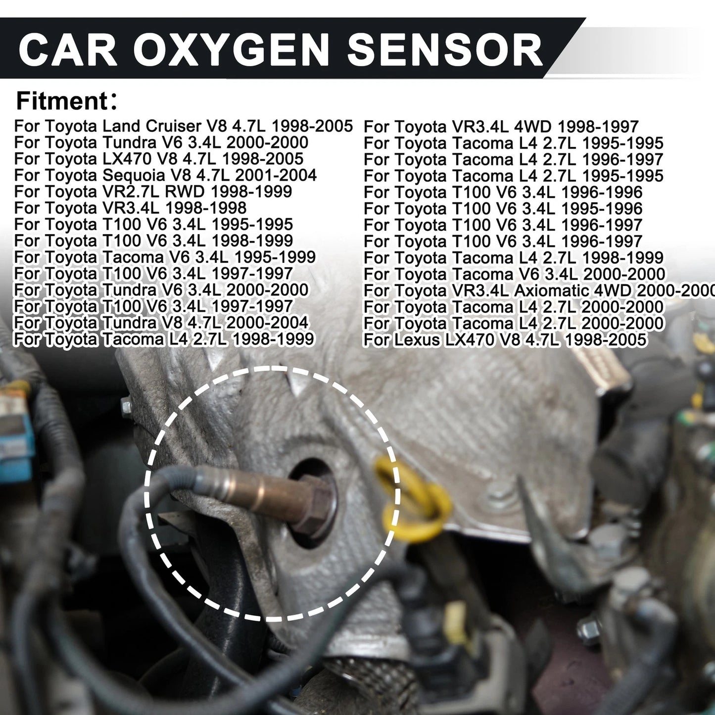 Oxygen Sensor for Toyota Land Cruiser V8 4.7L (1998-2005)