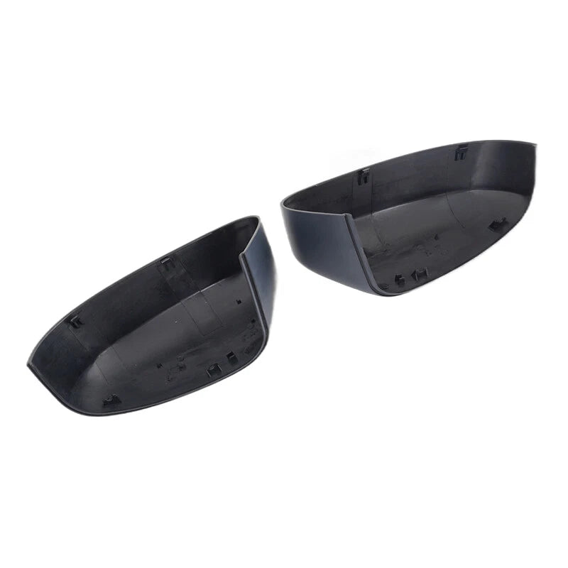 2 x Rear View Mirror Cover Caps Matte Black for Ford Focus (2012-2014)