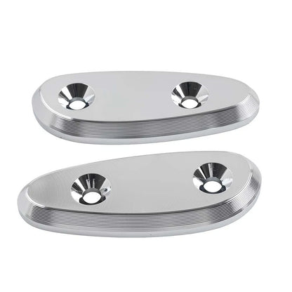 Rearview Mirror Block Off Base Plate Chrome for Suzuki Hayabusa GSX1300R (08-20)