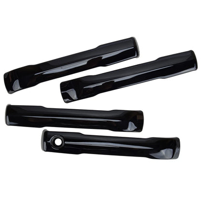 4 x Black Exterior Door Handle Covers for Toyota Tundra (2022-2023)