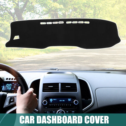 Black Dashboard Cover Mat Protector for TOYOTA Hilux (2017-2023)