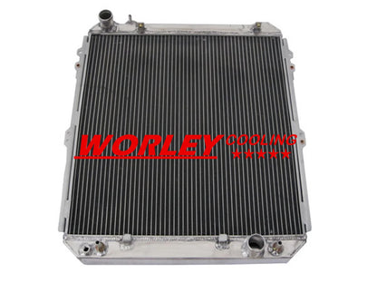 Aluminum Radiator & Blue Hoses for Hilux Surf KZN130 1KZ-TE (1993-1995)