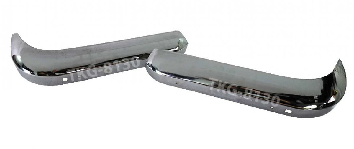 2 x Steel Rear Bumper for Nissan Datsun 520 521 620 (1968-1979)