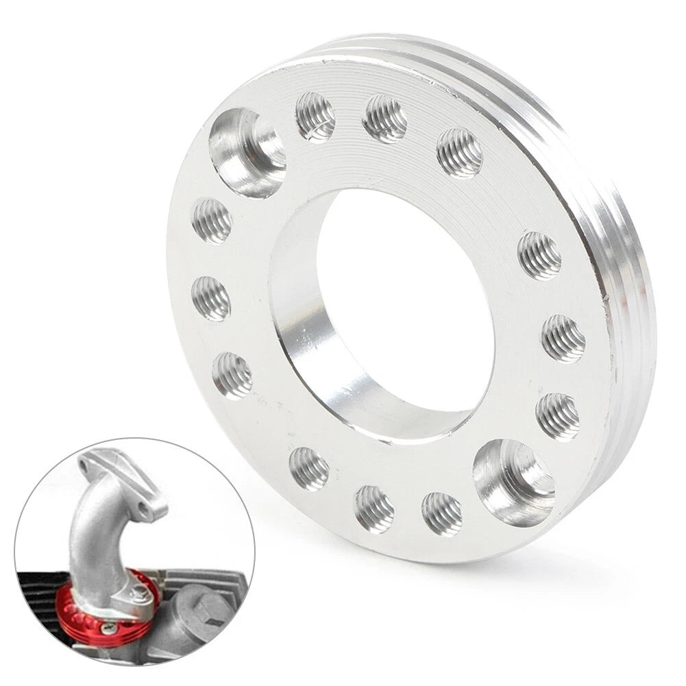 CNC Adjuster Carburetor Inlet Manifold Spinner Plate 28MM for Pit Dirt Bike Quad