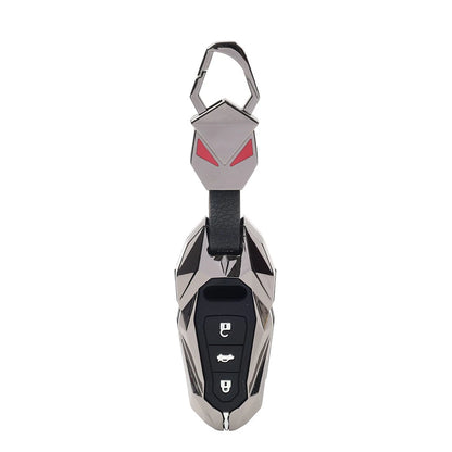 Black 3-Button Key Fob Case Shell Cover for Audi e-tron Sportback (2021-2025)