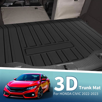 Cargo Liner Rear Trunk Mat for Honda Civic Hatchback (2022-2025) 1 Pc