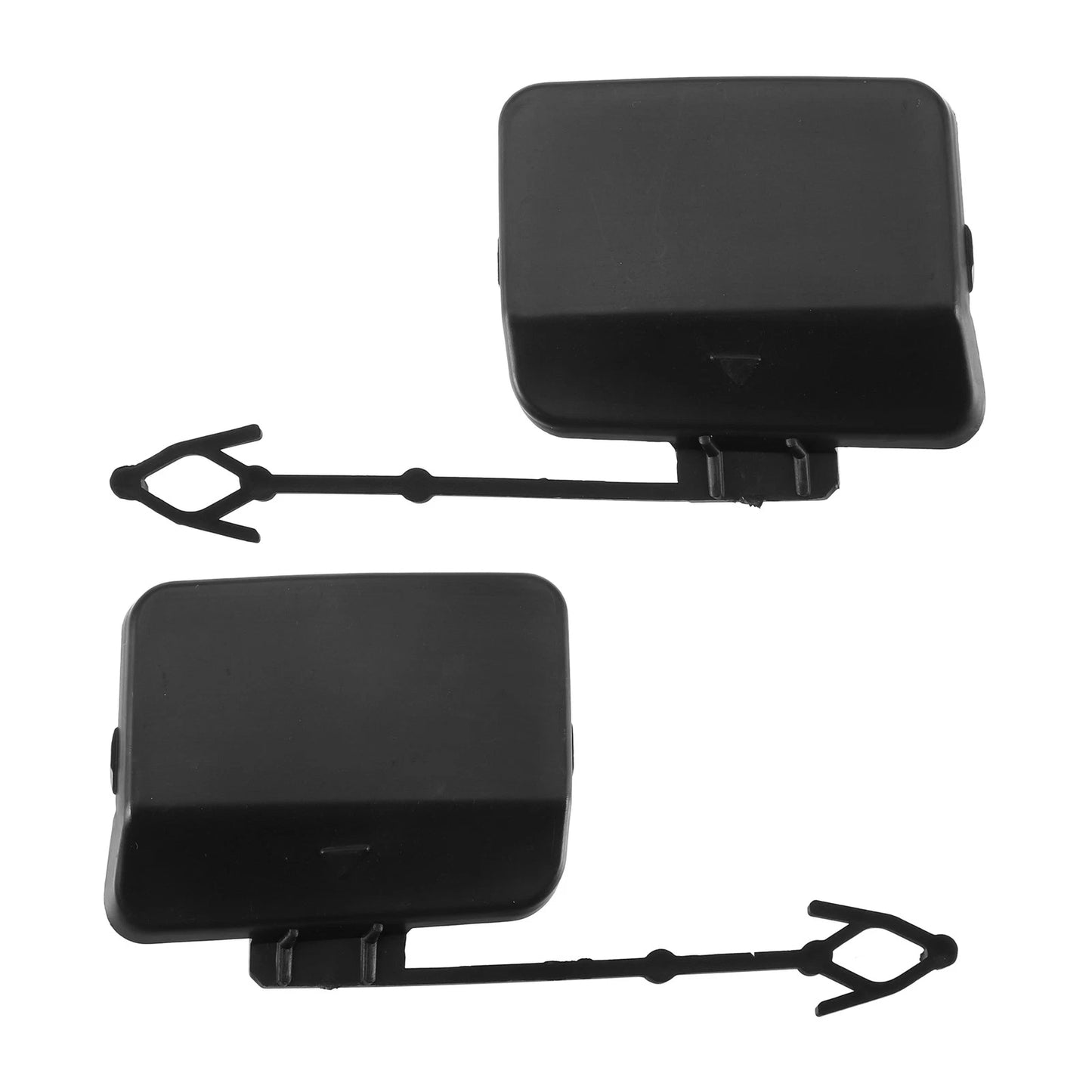 Bumper Tow Hook Cap for BMW X5 (2000-2006) - Black, 2 x Towing Eye Covers