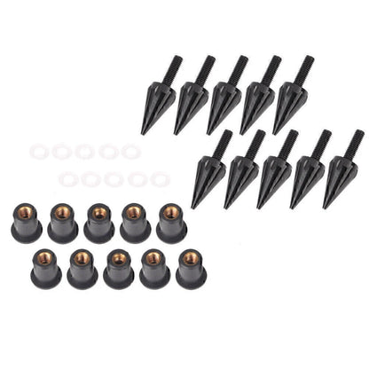 10 x Windscreen Windshield Spike Bolts for Yamaha Honda Kawasaki Suzuki