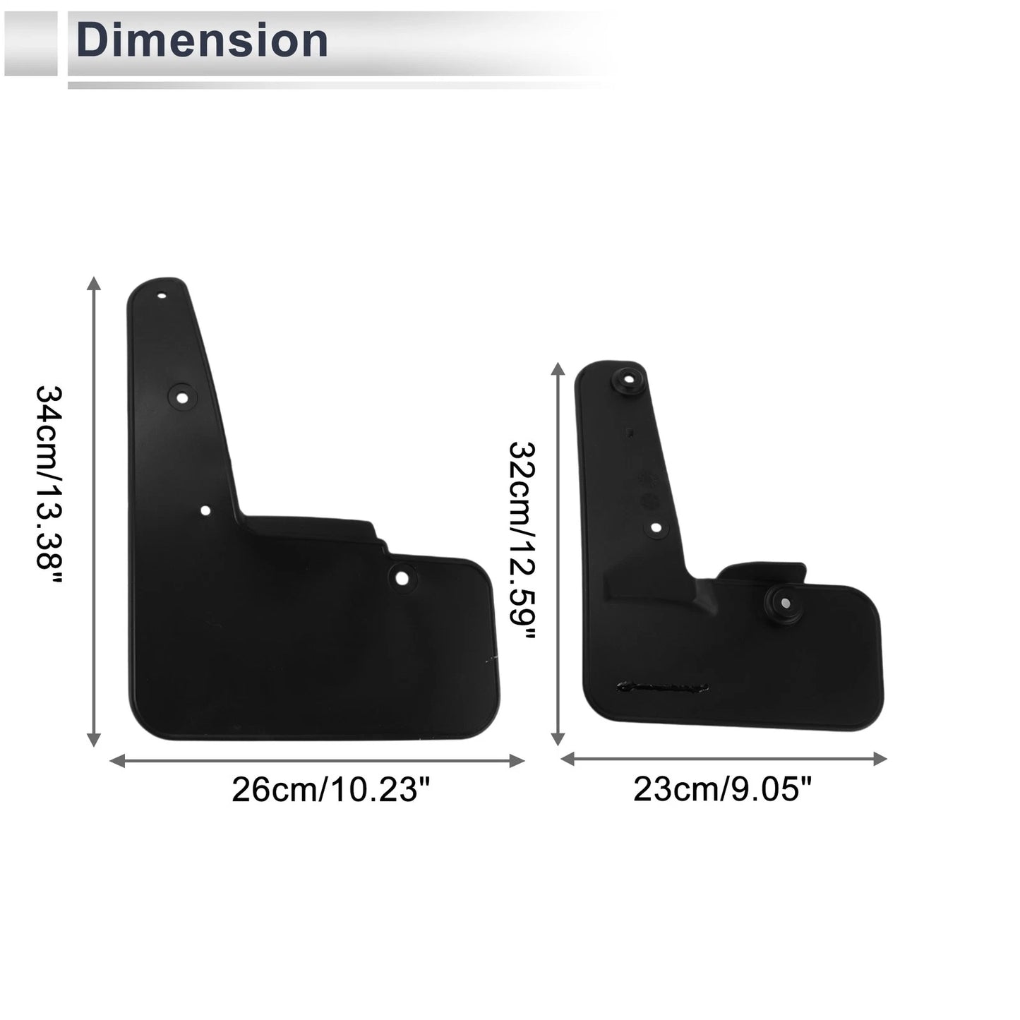 Mud Flaps Splash Guards 1 x Set for Subaru WRX (2022-2023)
