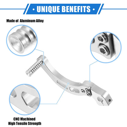 Gear Shifter Lever / Universal / Gear Shifter Lever for Motorcycle 50cc-250cc Folding Silver Tone
