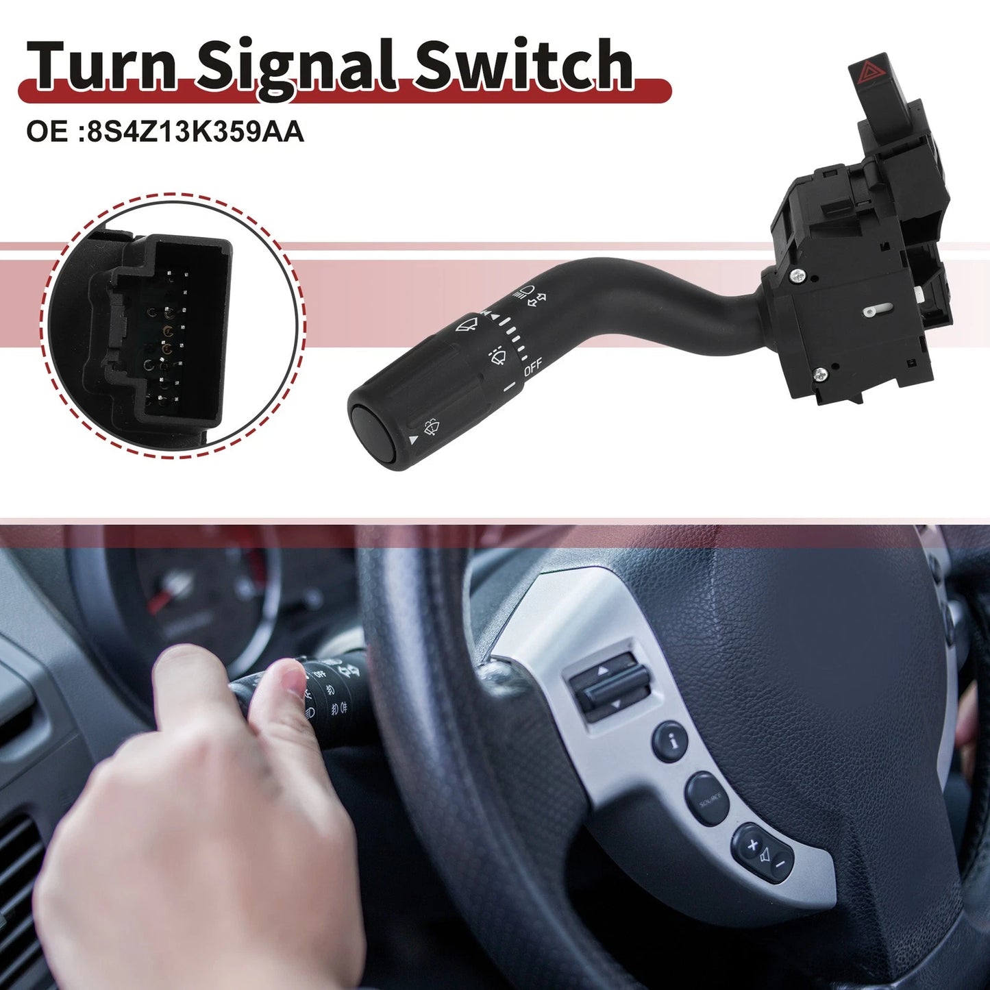 Steering Column Turn Signal Switch for Ford Focus (2008)