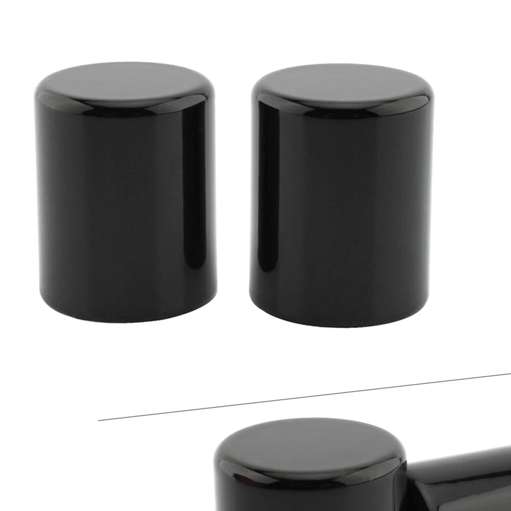 2 x Black Docking Hardware Point Cover Kit for Harley Sportster XL883 (2004-2023)