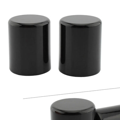 2 x Black Docking Hardware Point Cover Kit for Harley Sportster XL883 (2004-2023)