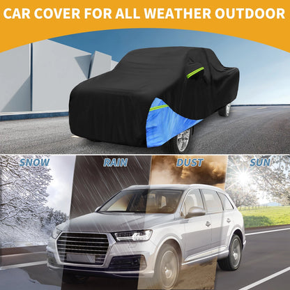 Waterproof Car Cover for Toyota Tacoma Double Cab 2005-2023