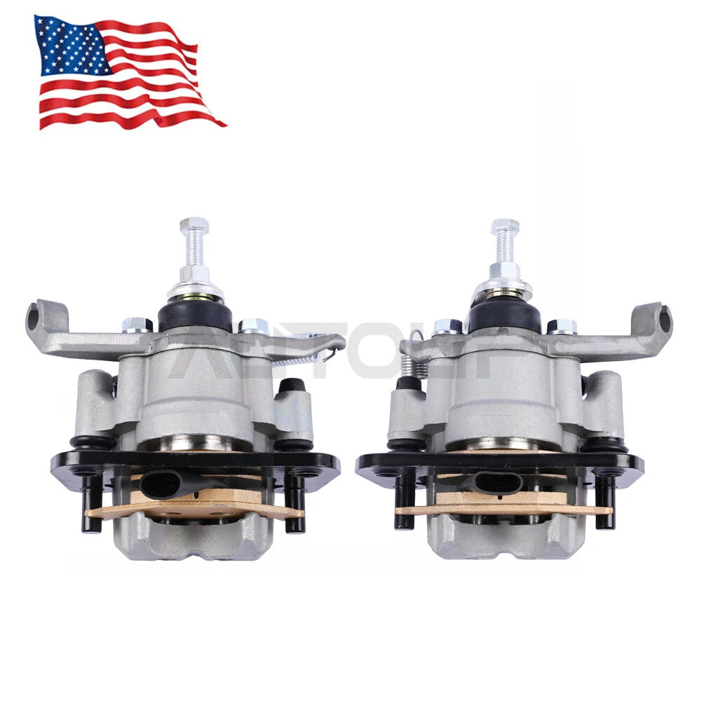 2 x Rear Calipers W/Pads for Kawasaki KAF820 Mule Pro (2015–2023)
