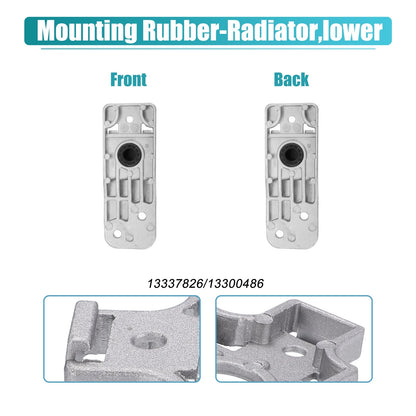 Lower Radiator Bracket with Rubber Cushion Bushing for Chevrolet