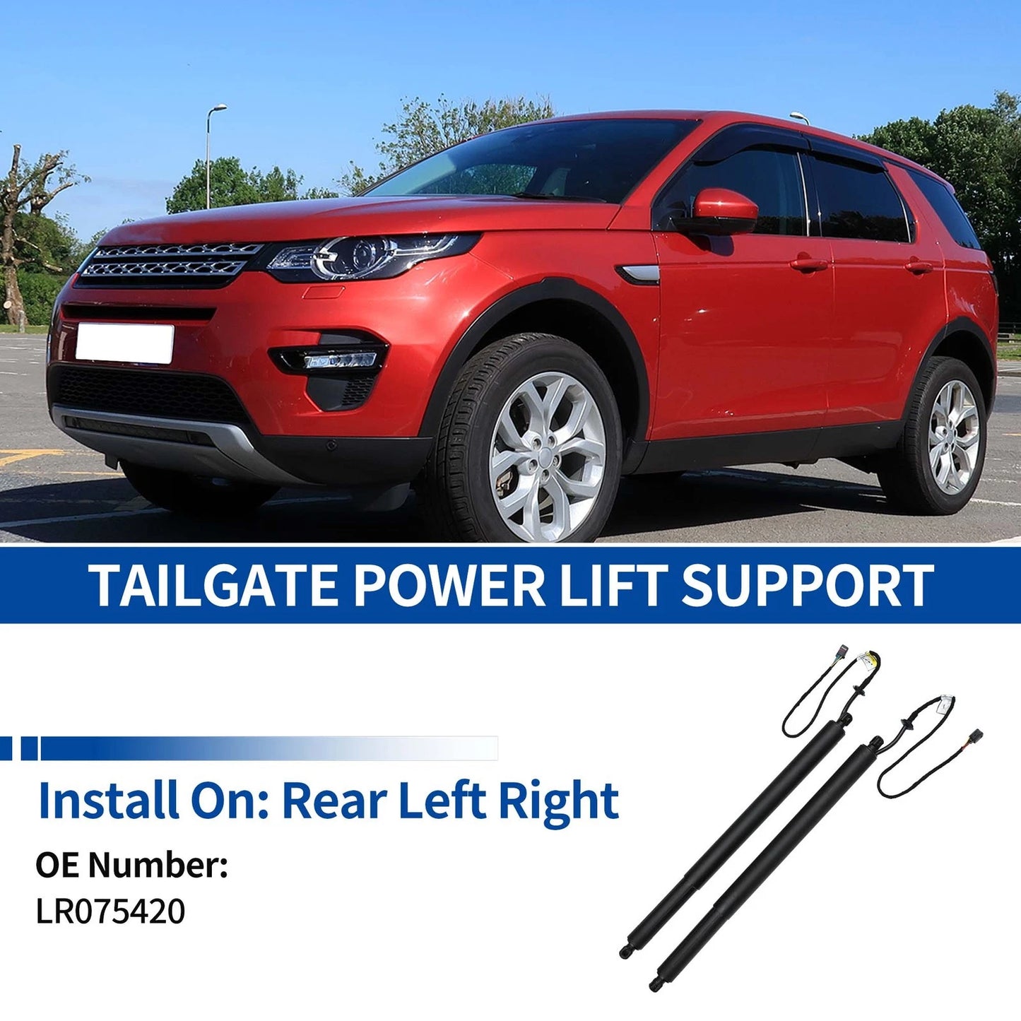 Rear Tailgate Lift Supports for Land Rover Discovery (2014-2019) - Pair