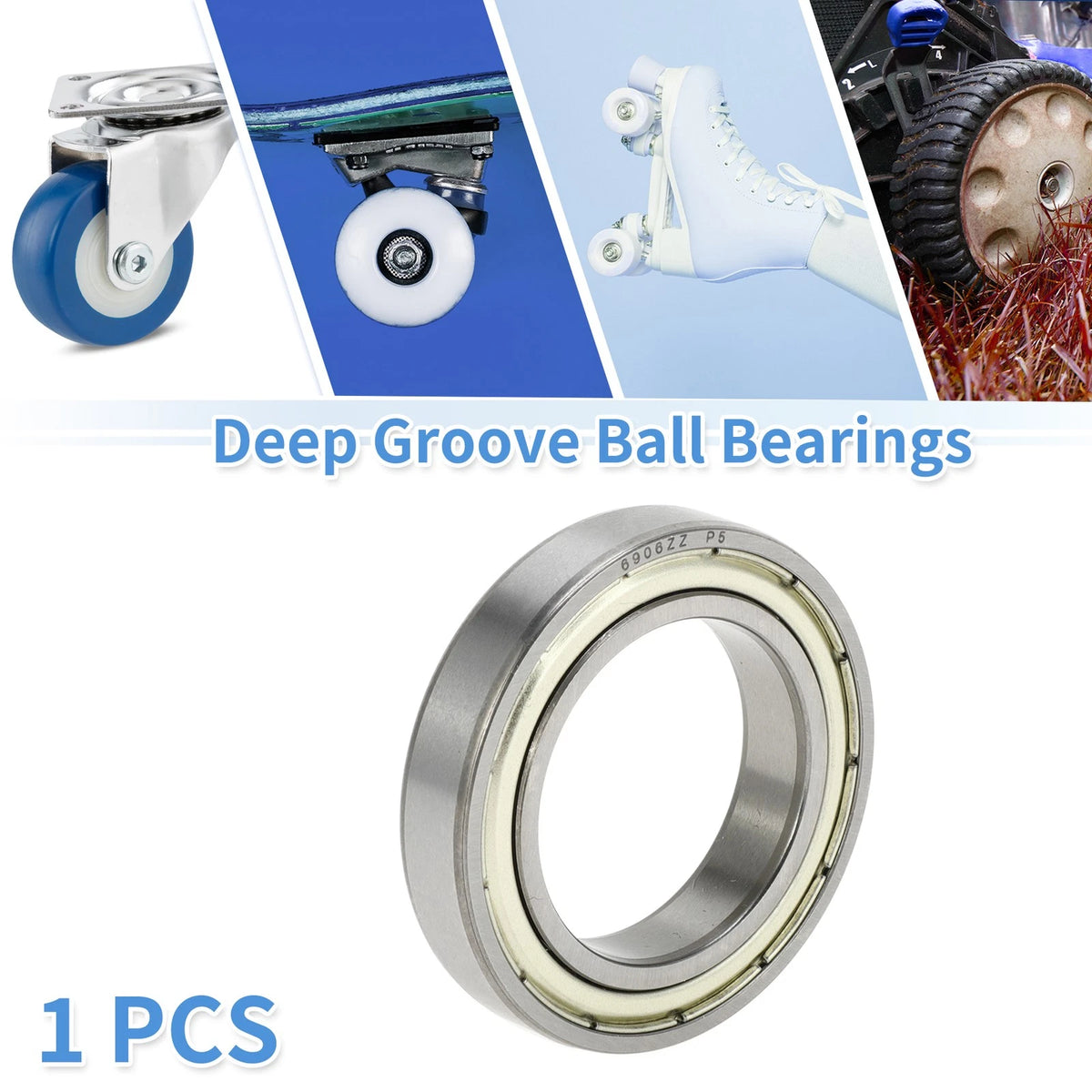 30x47x9mm Deep Groove Ball Bearings P5 1 pc for Scooter Skateboard Wheel