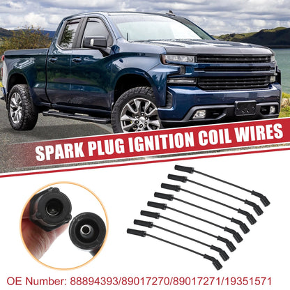 8x Spark Plug Wire Ignition Coil Cable for Chevrolet Avalanche